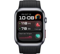 Montre connectée Huawei Watch D2 Bluetooth Gris avec bracelet en fluoroélastomère Noir