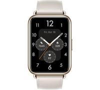 Montre connectée Huawei Watch Fit 2 Classic bracelet cuir Blanc G