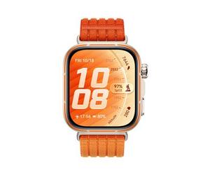 Montre connectée Huawei Watch Fit 5 Pro 1,92 AMOLED GPS NFC Bluetooth 6.0 Bracelet nylon Orange