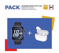 Huawei Montre WATCH FIT 5 PRO Noir + FreeBuds 4 Blanc FNAC