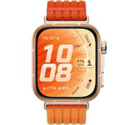 Montre connectée Huawei Watch Fit 5 Pro Bluetooth Argent avec bracelet en nylon Orange