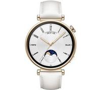 Montre connectée Huawei Watch GT 4 41 mm Classic bracelet en cuir Blanc G