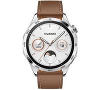 Watch GT 4 46 mm Classic en cuir Marron, Boitier en acier inoxydable - Neuf