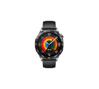 Montre connectée Huawei Watch GT 5 46 mm acier inoxydable avec bracelet en fluoroélastomère Noir