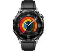 Montre connectée Huawei Watch GT 5 46 mm acier inoxydable avec bracelet en fluoroélastomère Noir G
