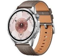 Montre connectée Huawei Watch GT 6 46 mm Argent (bracelet marron)