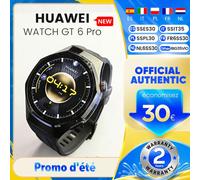 Huawei Watch GT 6 Pro 46 mm ATM-B29 - Noir / Bracelet Fluoroélastomère