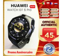 HUAWEI Watch GT 6 Pro 46mm GPS Smartwatch 1.47 ''écran tactile AMOLED, jusqu'à 21 jours d'autonomie, niveau professionnel de cyclisme, NFC, Black