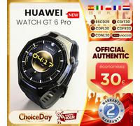 Montre connectée HUAWEI Watch GT 6 Pro 46 mm GPS, écran tactile AMOLED de 1,47 pouces, autonomie jusqu'à 21 jours, niveau professionnel du cyclisme, NFC HONMA Golf Custom Edition
