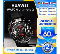 Montre connectée HUAWEI Watch Ultimate 2, écran couleur AMOLED de 1,5 pouces, plongée jusqu'à 150 mètres, Bluetooth NFC Black