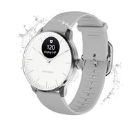 Montre Connectée Hybride 42mm Suivi ECG Autonomie 30 jours ScanWatch 2 Withings Blanc