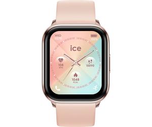 Montre connectée ICE FIT Rectangulaire avec Bracelet Silicone Rose gold / Nude Ice Watch