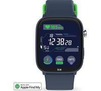 Montre connectée ICE SMART Junior 3.0 Find My Rectangulaire avec Bracelet Silicone Bleu Ice Watch