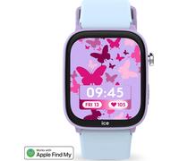 Montre connectée ICE SMART Junior 3.0 Find My Rectangulaire avec Bracelet Silicone Violet / Bleu Ice Watch