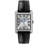 ICE-WATCH - Ice Smart TKS 2.0 Silver Black Croco - Montre connectée Argent pour Femme avec Bracelet en Cuir - 025380 (1,41 Pouces)