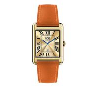 ICE-WATCH - Ice Smart TKS 2.0 Gold Orange Grain - Montre connectée dorée pour Femme avec Bracelet en Cuir - 025620 (1.41 Pouces / 32mm) - Smartwatch, Suivi des activités physiques et de la santé