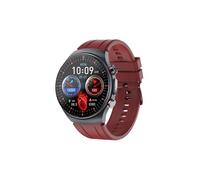 Montre Connectée Intelligente ET488 - Assistant Vocal IA, Lampe Torche, Appels Bluetooth - Rouge