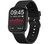 Montre Connectée Intelligente Homme, 1,7 Pouces Ip68 Étanche Noir