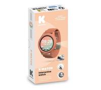 Montre connectee K-Watch corail - KIDYWOLF - Rose - Plastique / Métal / Tissu - Dès 5 ans