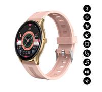 Montre connectée - LA COQUE FRANCAISE - Rose - Suivi d'activités - Moniteur de pression artérielle - IP68
