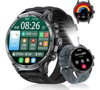 Montre connectée - LAMPE DU PARFUMEUR - LIGE - Écran 1,85"" HD - Appels Bluetooth - Torche LED