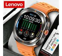 Montre connectée Lenovo, appels Bluetooth, surveillance de la fréquence cardiaque, moniteur de sommeil, suivi de la forme physique, podomètre, élégante, pour iPhone et Android Orange