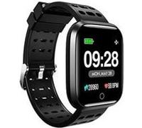 Lenovo Smartwatch E1PRO -Noir avec Moniteur de température, d'oxygène Tension artérielle et l'application Sport App. Convient pour Android et iOS, avec possibilité de Connexion à Apple Health