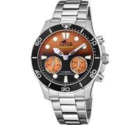Montre Connectée - Lotus - 18800/8 - Boîtier 44 5 mm Orange - Bracelet Acier - Homme