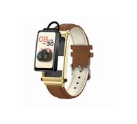 Montre Connectée Luxe Or 1.57' Cuir IP67 Bluetooth Appels & Santé