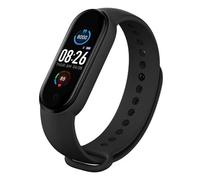 Montre connectée M5 M6, Bluetooth 2020, moniteur d'activité physique, podomètre, moniteur de fréquence cardiaque, p black -WGHY342
