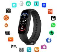 Montre connectée M6 pour hommes et femmes, bracelet de Sport, moniteur de pression artérielle et de fréquence cardi TAMIS - KYS08365