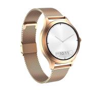 Montre connectée - MAXCOM - FW44 2 - IP68 - Bracelet maille milanaise dorée - Suivi d'activité et sommeil