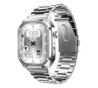 MaxCom Montre connectée FW65 Iron S AMOLED 1,95'' IP68 Verre 2.5D 41 mm Argent