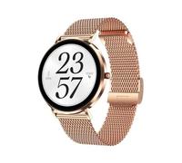 Maxcom Montre connectée FW27 Modèle Selen AMOLED Suivi bien‑être Doré / marron