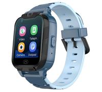 Montre connectée - MAXLIFE - Maxlife - GPS - Appels vidéo - Bouton SOS - Bleu