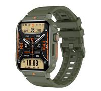 Montre Connectée Militaire De Luxe Pour Homme Et Femme,Moniteur De Santé,Bluetooth,Appel,Fitness,Dehors,Étanche,Xiaomi,Android,2025.Green.With Original Box