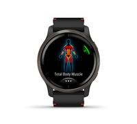 Montre connectée Mixte Garmin - VENU 2 010-02430-21 - Bracelet Cuir Noir