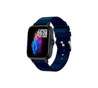 Dcu Modern - 44 Mm - Noir - Montre Intelligente Avec Bracelet - Silicone - Bleu Marin - Affichage 1.7" - Bluetooth