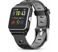 Montre connectée GENERIQUE Montre Connectée Montre Sport IP68 Etache avec GPS Moniteur pour iOS Samsung Sony Huawei Android Homme Enfant-Gris