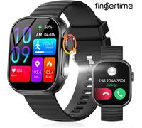 Montre Connectée Multifonction Homme et Femme, Écran 2.01"",Suivi Activité/Santé, 100+ Modes Sport, Étanche IP68, pour Android iOS