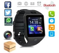 Montre Connectée Ohp Dz09 Homme Femmes Intelligente Etanche Smartwatch Fréquence Cardiaque Pour Ios Android, Noir