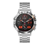 Montre Connectée OHP K52 Homme Femmes Intelligente Etanche Smartwatch Fréquence Cardiaque pour iOS Android Téléphone, argent