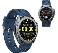 Montre Connectée Omoled Tracker,Appels,Bluetooth,100+ Mode Sport Santé Fitness Tracker,Chronomètre Pour Android Ios Watch S2 Unique Avec Puce Sf (Bleu)