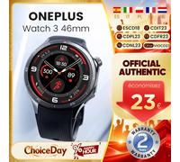 OnePlus Montre intelligente Watch 3 Titane Émeraude 46 mm Bluetooth OPWWE251