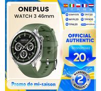 OnePlus Montre intelligente Watch 3 Titane obsidienne 46 mm Bluetooth