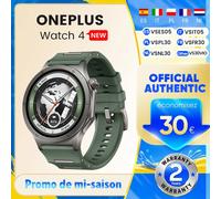 Montres connectées OnePlus Watch 4 Noir 47.4MM NFC GPS Android Compatible avec OnePlus 15