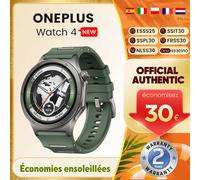 Montres connectées OnePlus Watch 4 Vert 47.4MM NFC GPS Android Compatible avec OnePlus 15