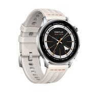 Montre Connectée OnePlus Watch Lite Argent- GPS Intégré, 7 Jours d’Autonomie, Suivi Santé, 5ATM Étanche, Compatible IOS Android