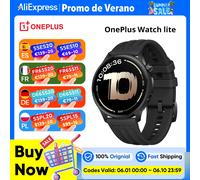 OnePlus Montre connectée Watch Lite – GPS, 7 jours d'autonomie, suivi santé, étanche 5 ATM, Noir