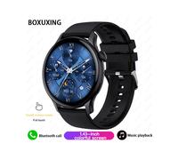 (Montre connectée originale Call Clock en silicone noir) 2025 Nouvelle montre connectée NFC étanche